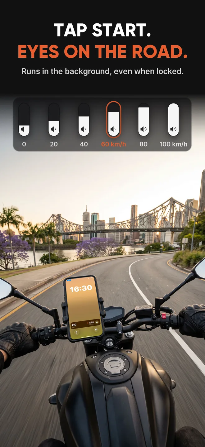 Tap start, eyes on the road